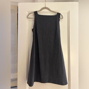 Theory Charcoal Sleeveless Mini Dress